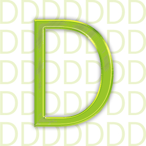 The Letter "D" (= "DMT Artistry"!)